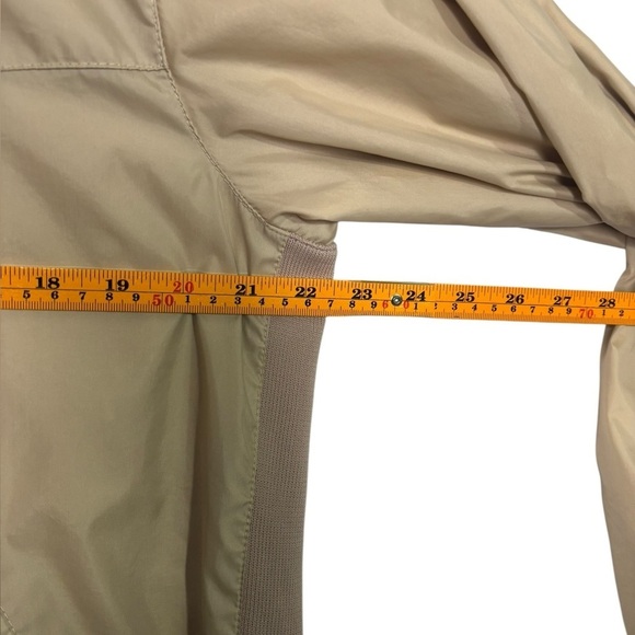 VTG 80s Lacoste Izod Performance Golf Full Zip Beige Tan Jacket Size Medium Mens - Picture 11 of 13